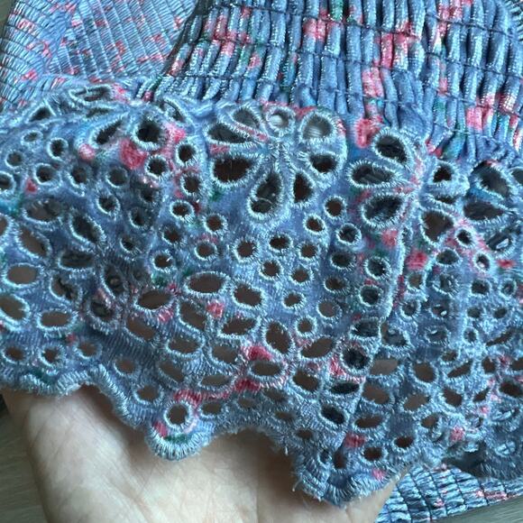 Free People McKenna Velvet Dress Large Boho NWT - Picture 16 of 16